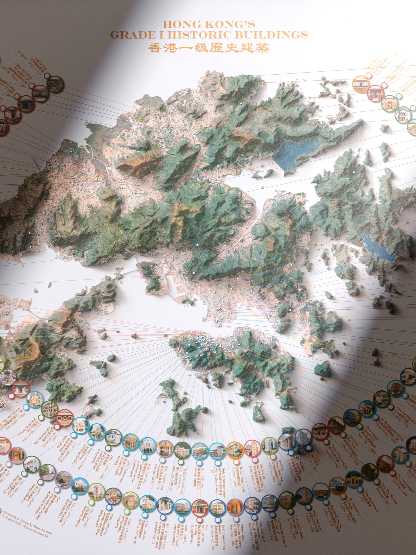 Hong Kong Heritage Maps [Premium Poster]