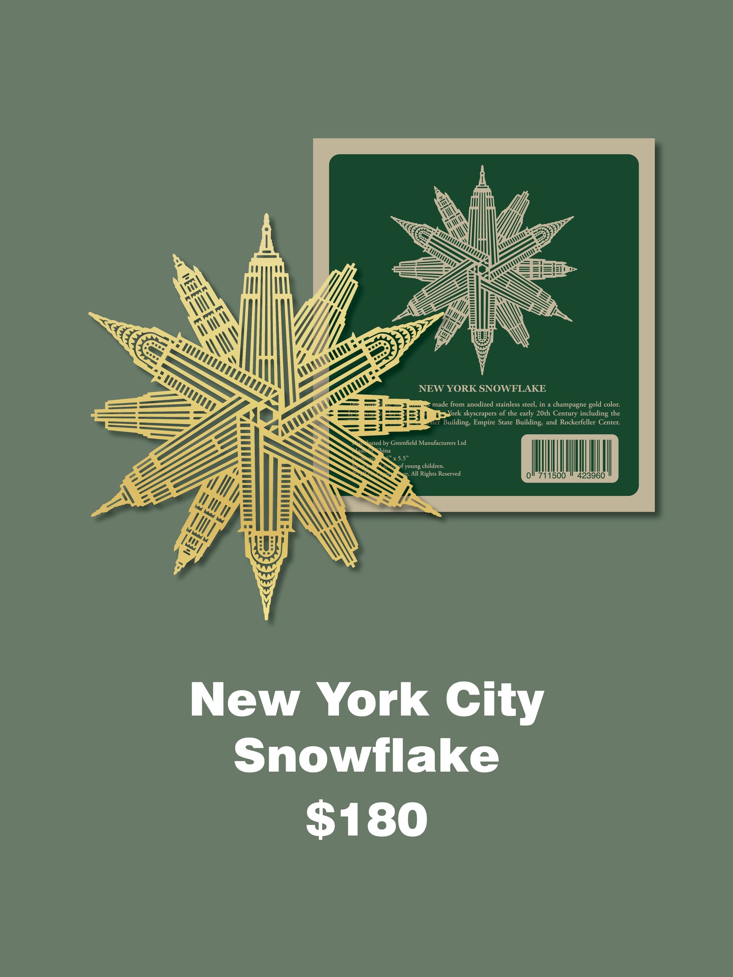 New York City Snowflake